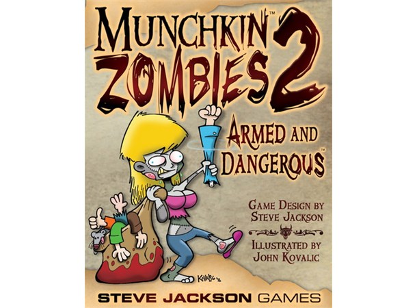 Munchkin Zombies 2 Armed & Dangerous Utvidelse til Munchkin Zombies Kortspill